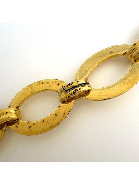 Chanel Clover Chain Belt Gold Plated